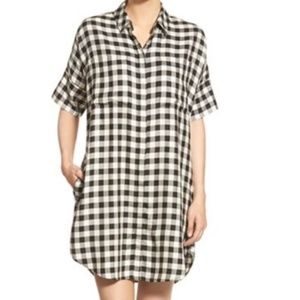 Courier Shirtdress in buffalo check